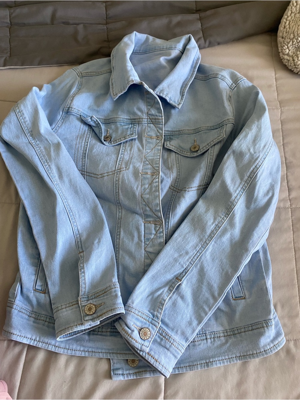 Amazon Light Blue Denim Jean Jacket for Women